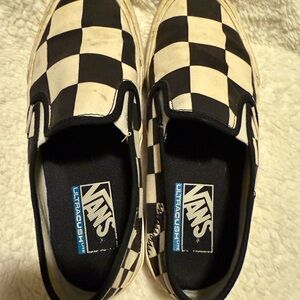 Vans Kids Checkered Slip-On Shoes
